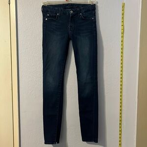 Seven Jeans dark wash super skinny size 26